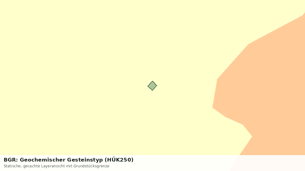 Statische Kartenansicht: BGR: Geochemischer Gesteinstyp (HÜK250)