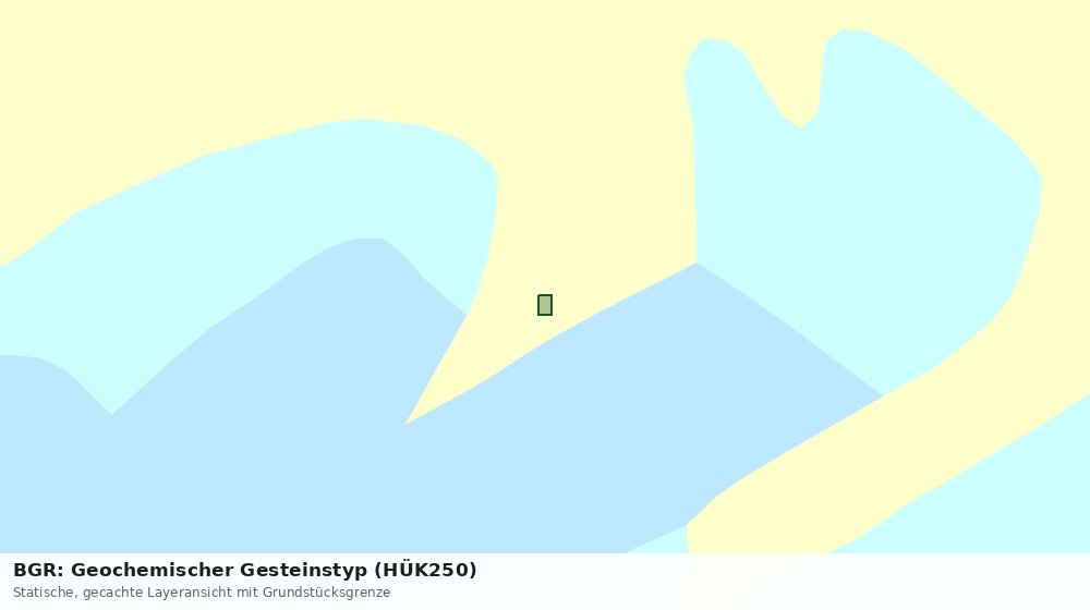 Statische Kartenansicht: BGR: Geochemischer Gesteinstyp (HÜK250)