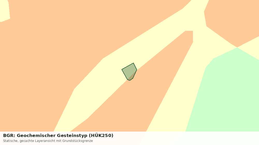 Statische Kartenansicht: BGR: Geochemischer Gesteinstyp (HÜK250)