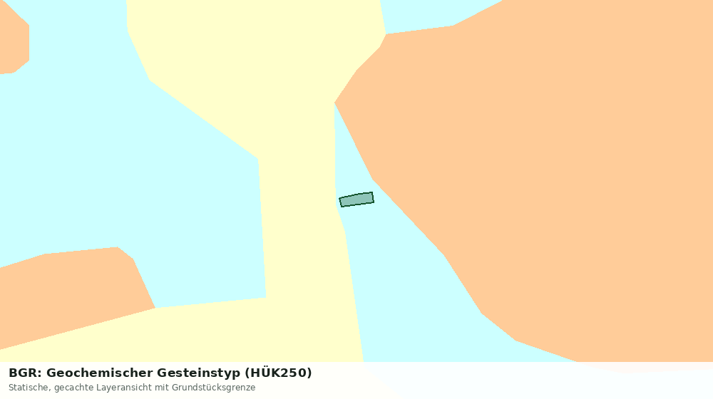 Statische Kartenansicht: BGR: Geochemischer Gesteinstyp (HÜK250)