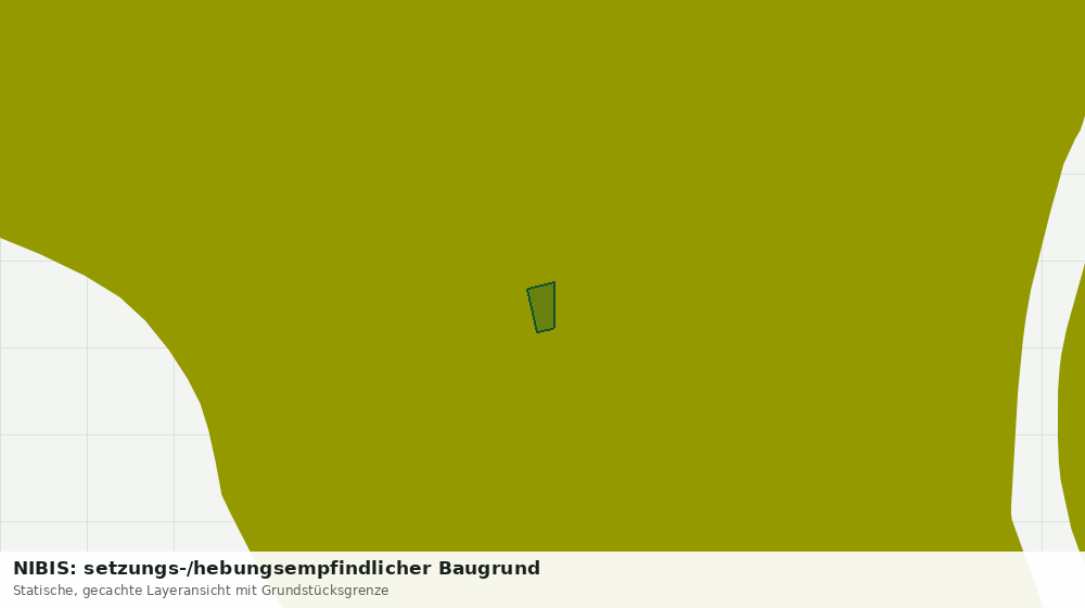 Statische Kartenansicht: NIBIS: setzungs-/hebungsempfindlicher Baugrund