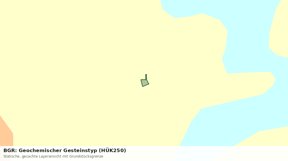 Statische Kartenansicht: BGR: Geochemischer Gesteinstyp (HÜK250)