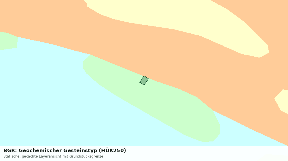 Statische Kartenansicht: BGR: Geochemischer Gesteinstyp (HÜK250)