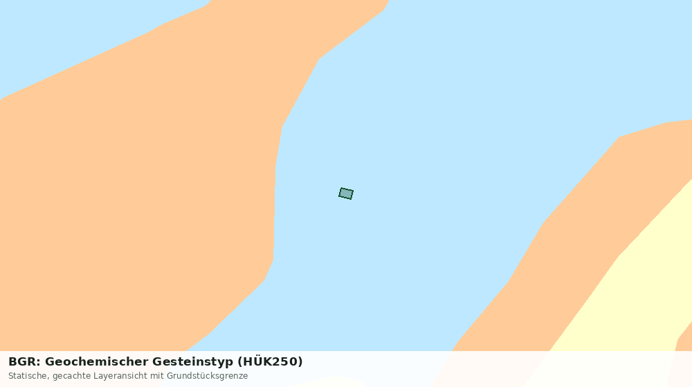 Statische Kartenansicht: BGR: Geochemischer Gesteinstyp (HÜK250)