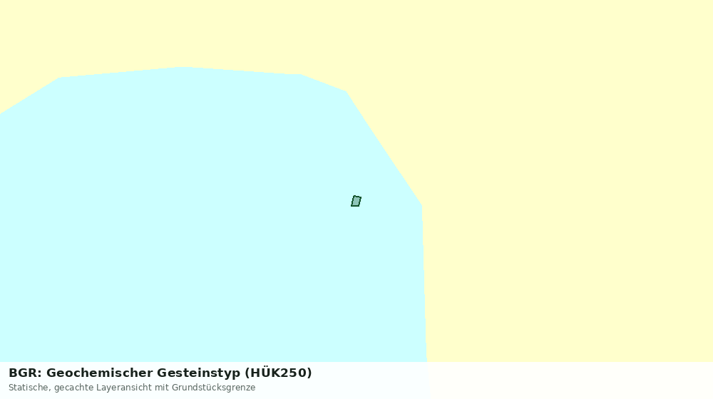 Statische Kartenansicht: BGR: Geochemischer Gesteinstyp (HÜK250)