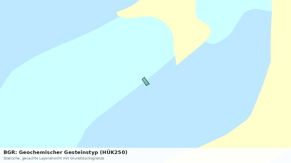 Statische Kartenansicht: BGR: Geochemischer Gesteinstyp (HÜK250)