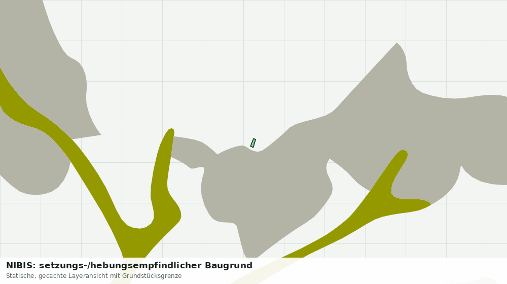 Statische Kartenansicht: NIBIS: setzungs-/hebungsempfindlicher Baugrund