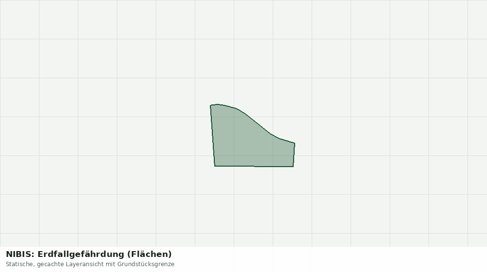 Statische Kartenansicht: NIBIS: Erdfallgefährdung (Flächen)