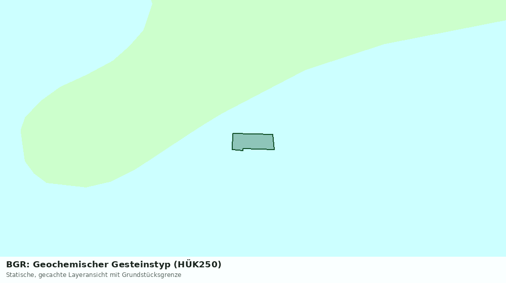 Statische Kartenansicht: BGR: Geochemischer Gesteinstyp (HÜK250)