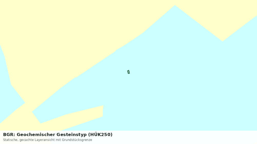 Statische Kartenansicht: BGR: Geochemischer Gesteinstyp (HÜK250)