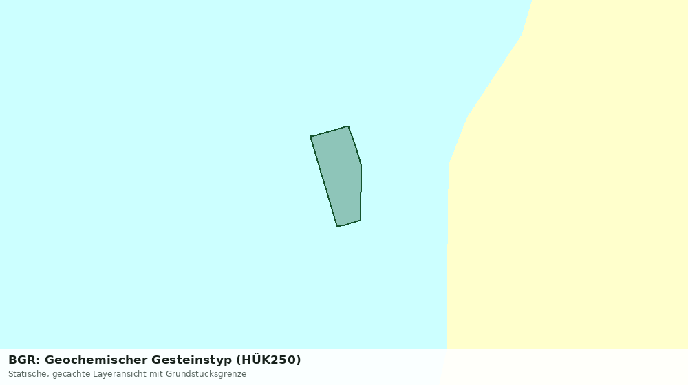 Statische Kartenansicht: BGR: Geochemischer Gesteinstyp (HÜK250)