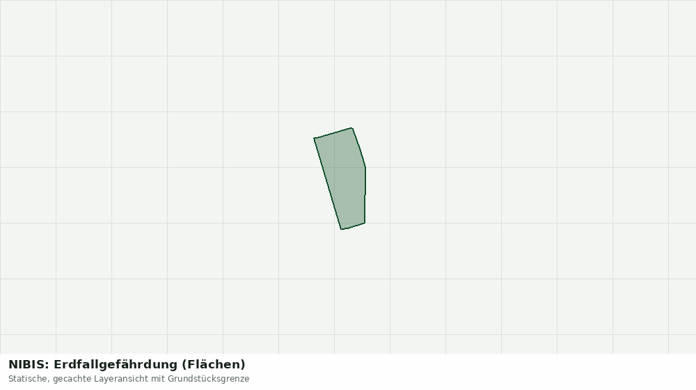Statische Kartenansicht: NIBIS: Erdfallgefährdung (Flächen)