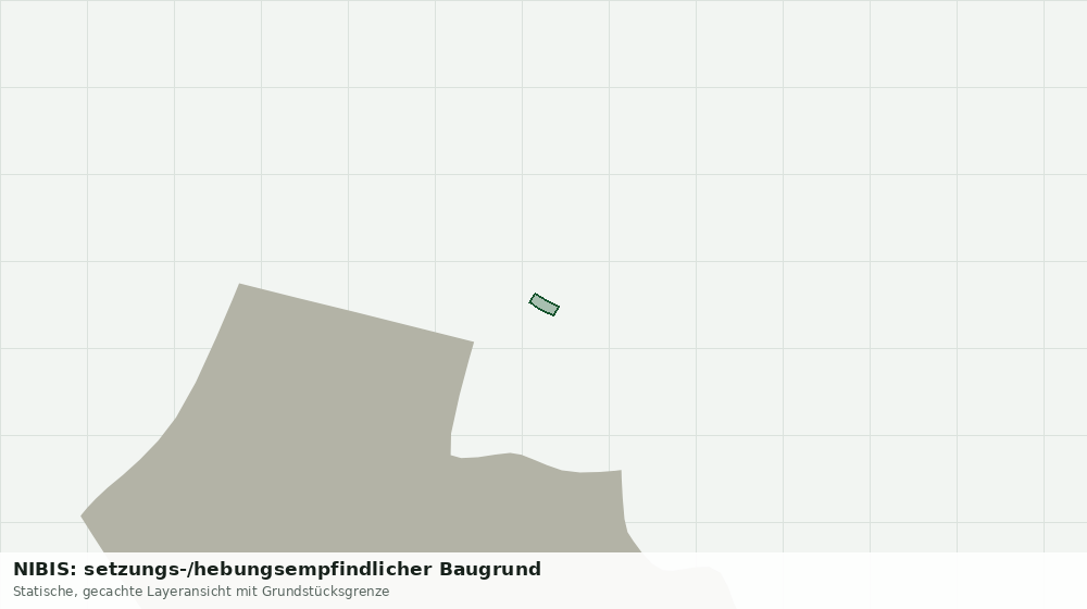 Statische Kartenansicht: NIBIS: setzungs-/hebungsempfindlicher Baugrund
