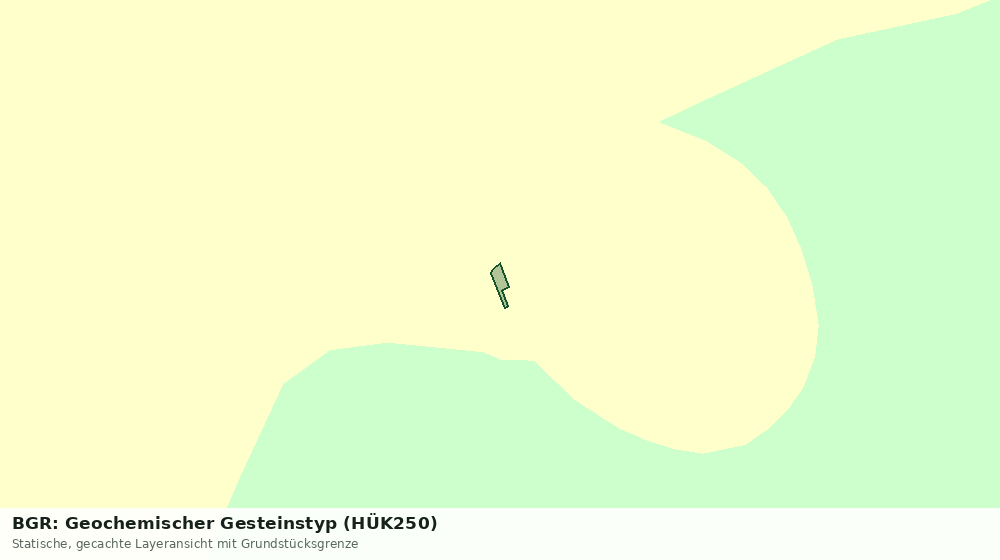 Statische Kartenansicht: BGR: Geochemischer Gesteinstyp (HÜK250)