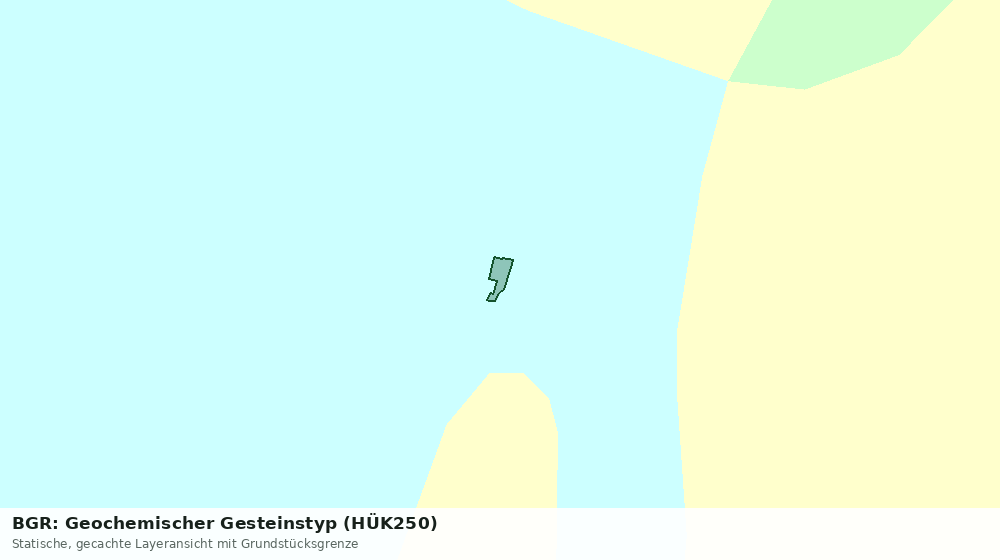 Statische Kartenansicht: BGR: Geochemischer Gesteinstyp (HÜK250)