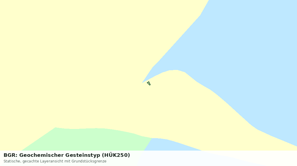 Statische Kartenansicht: BGR: Geochemischer Gesteinstyp (HÜK250)
