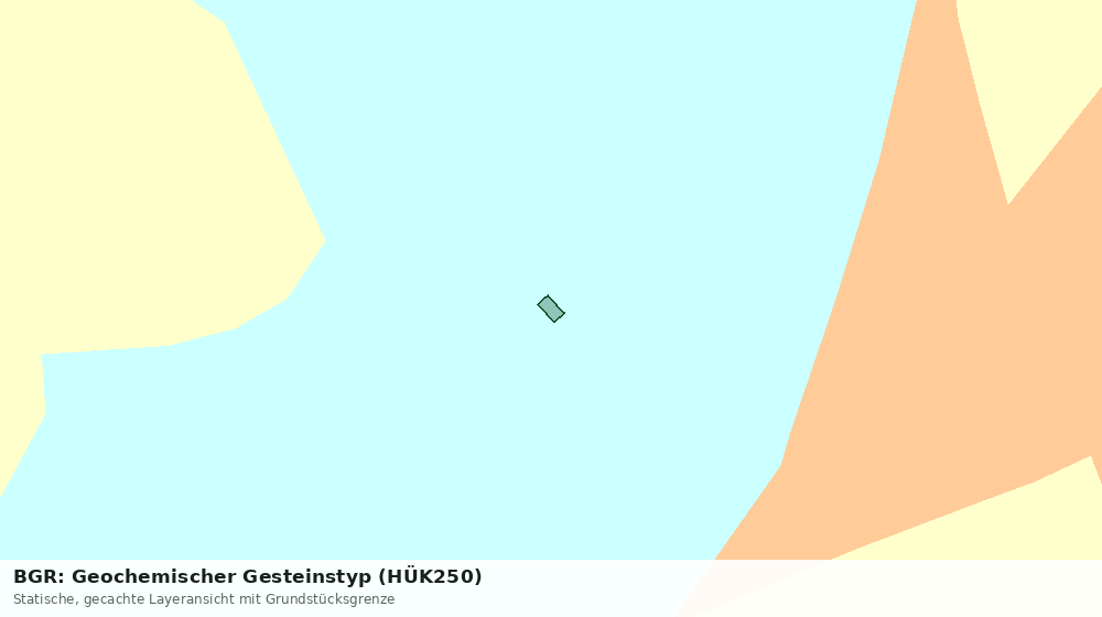 Statische Kartenansicht: BGR: Geochemischer Gesteinstyp (HÜK250)