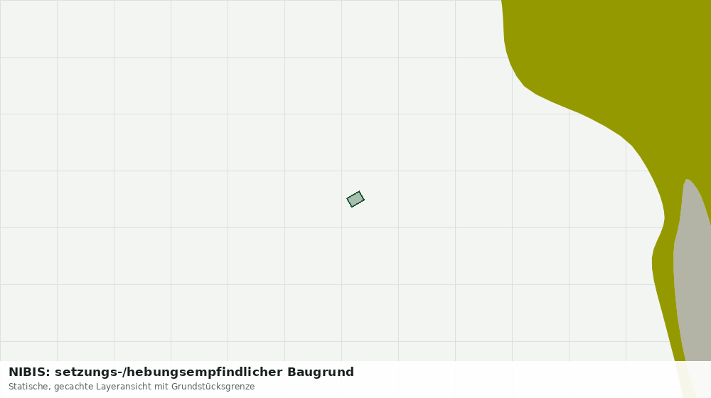 Statische Kartenansicht: NIBIS: setzungs-/hebungsempfindlicher Baugrund