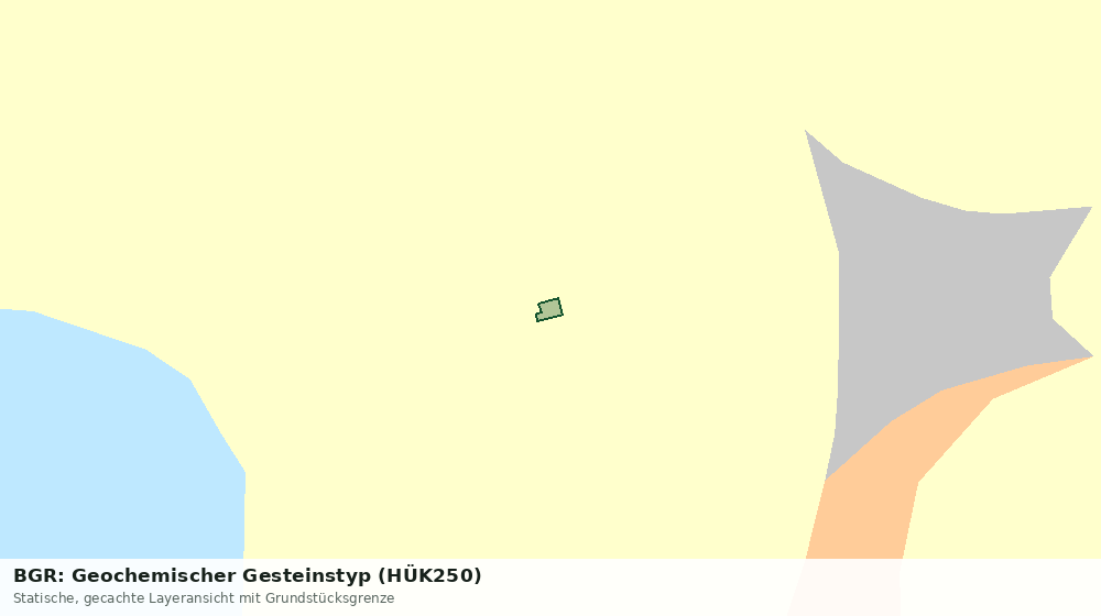 Statische Kartenansicht: BGR: Geochemischer Gesteinstyp (HÜK250)