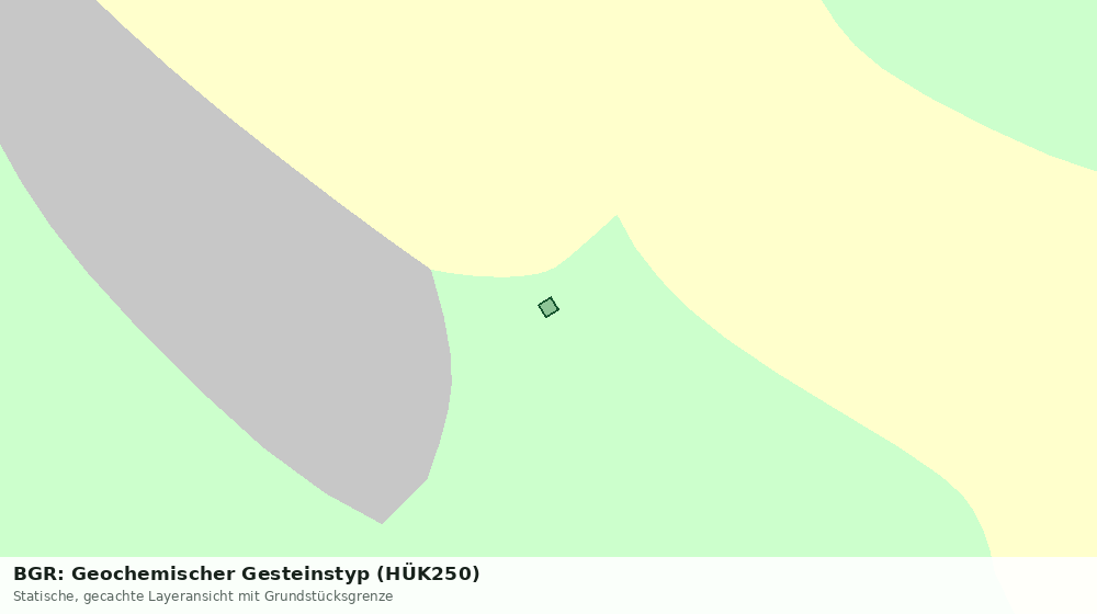 Statische Kartenansicht: BGR: Geochemischer Gesteinstyp (HÜK250)