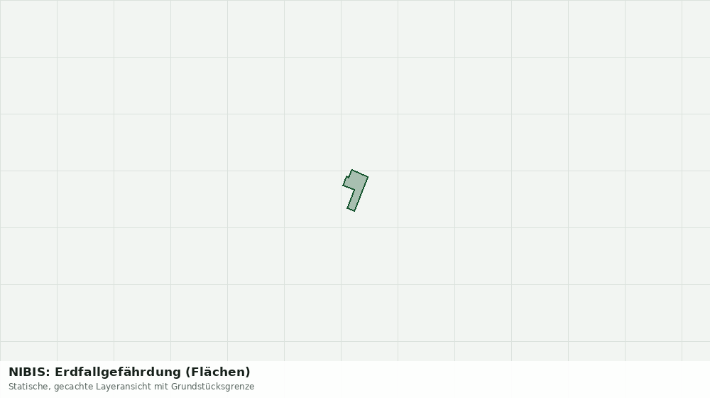 Statische Kartenansicht: NIBIS: Erdfallgefährdung (Flächen)