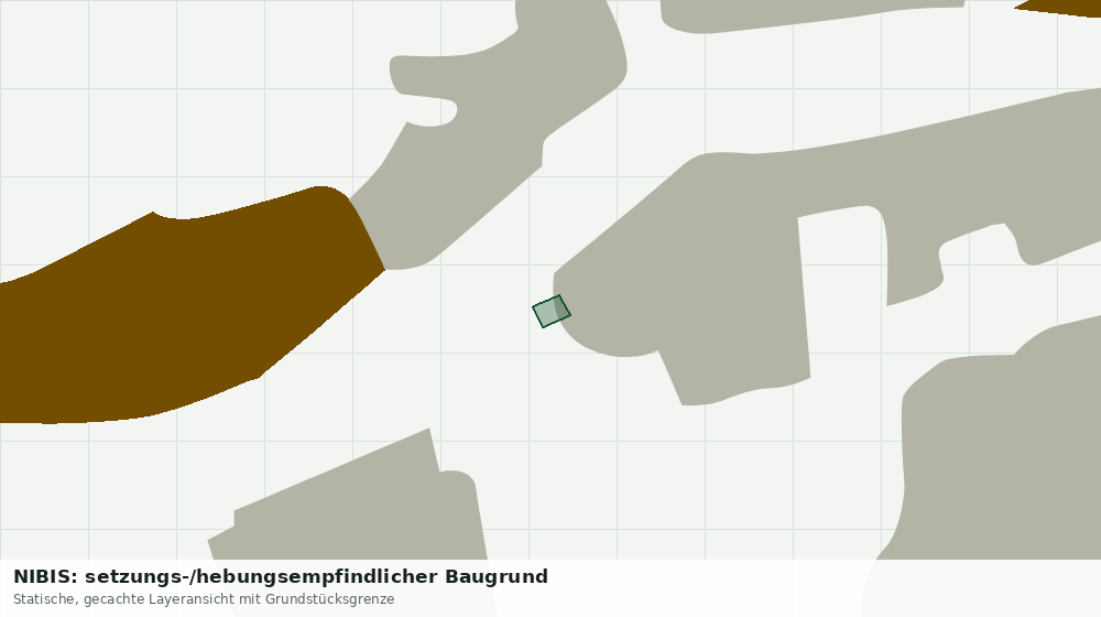 Statische Kartenansicht: NIBIS: setzungs-/hebungsempfindlicher Baugrund