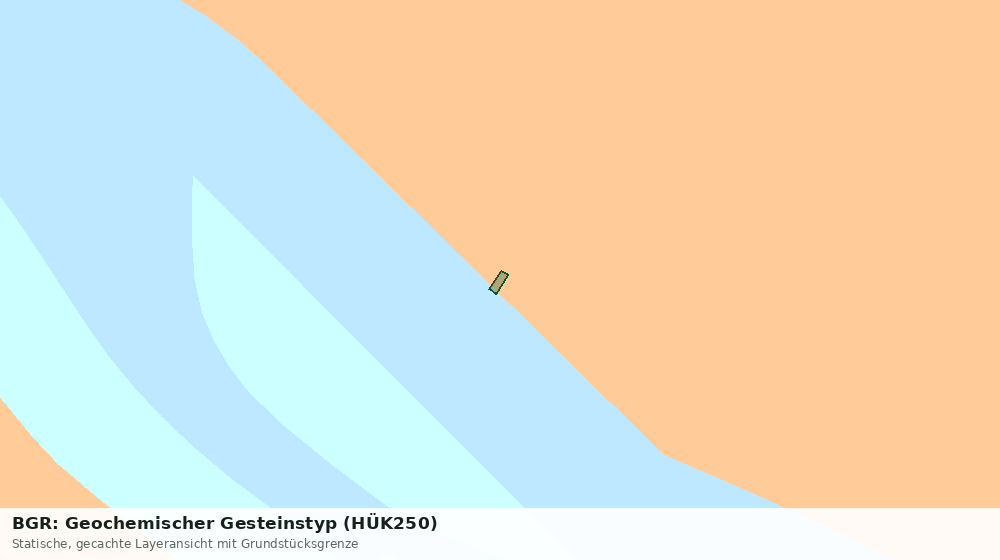 Statische Kartenansicht: BGR: Geochemischer Gesteinstyp (HÜK250)