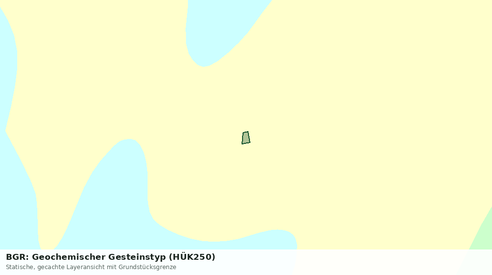 Statische Kartenansicht: BGR: Geochemischer Gesteinstyp (HÜK250)
