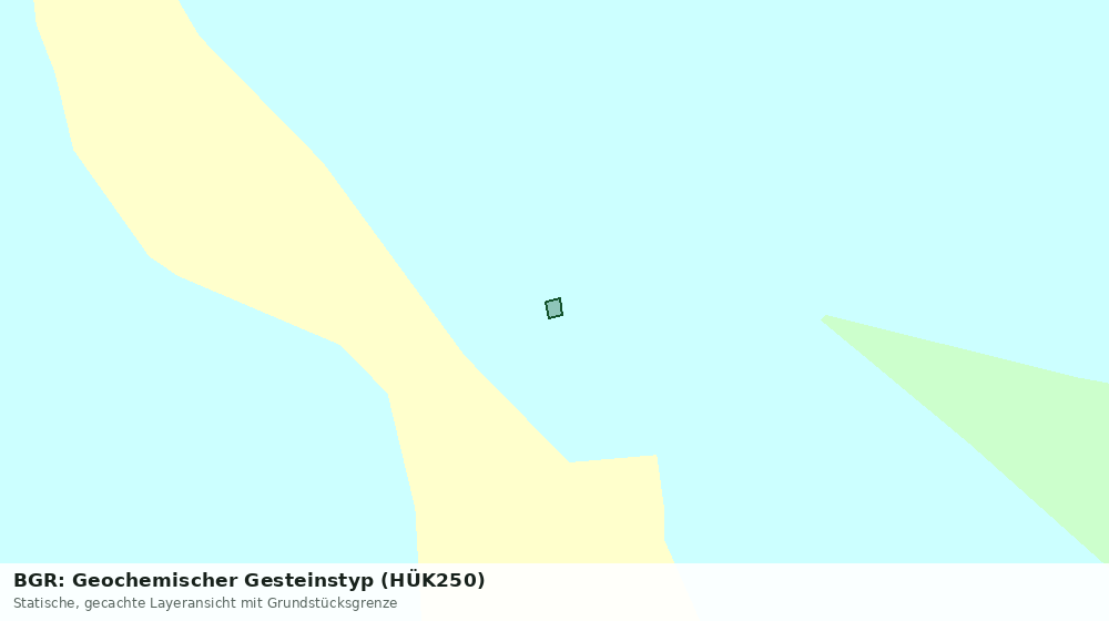 Statische Kartenansicht: BGR: Geochemischer Gesteinstyp (HÜK250)