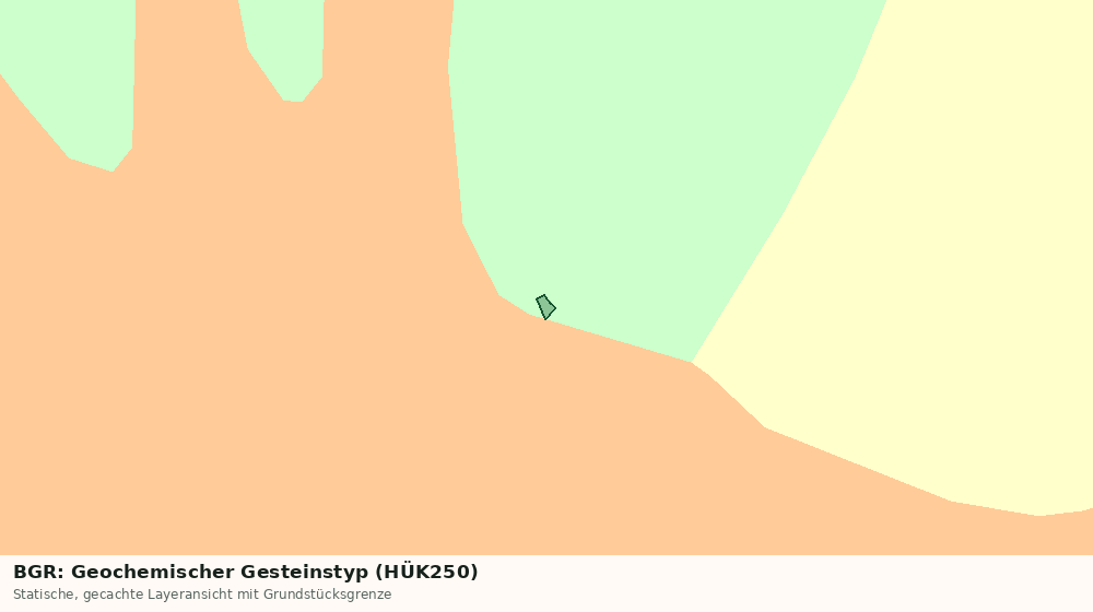 Statische Kartenansicht: BGR: Geochemischer Gesteinstyp (HÜK250)
