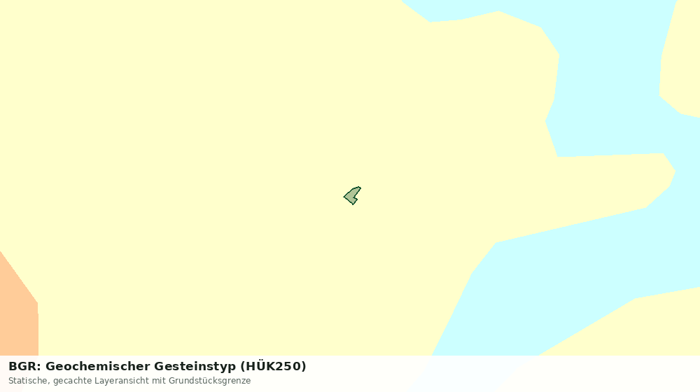 Statische Kartenansicht: BGR: Geochemischer Gesteinstyp (HÜK250)