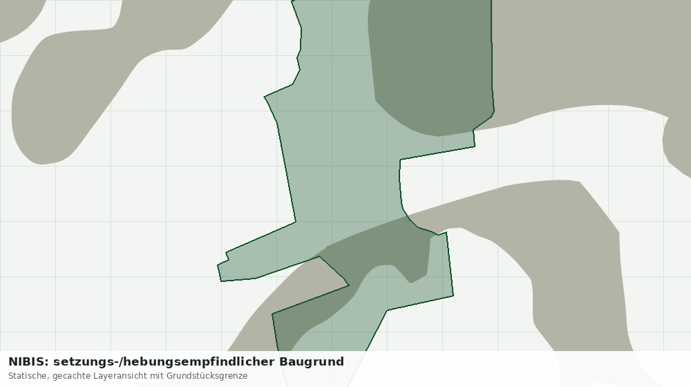 Statische Kartenansicht: NIBIS: setzungs-/hebungsempfindlicher Baugrund