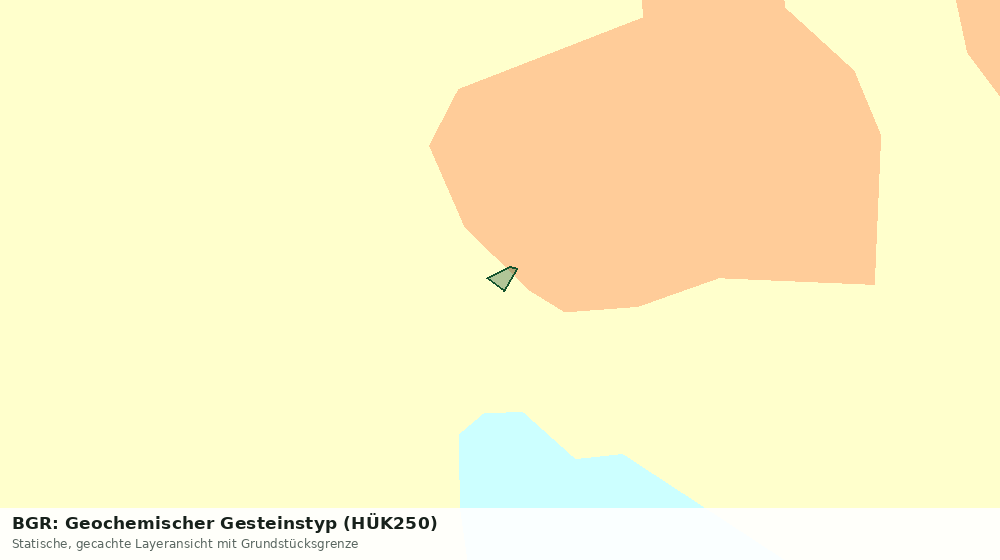 Statische Kartenansicht: BGR: Geochemischer Gesteinstyp (HÜK250)