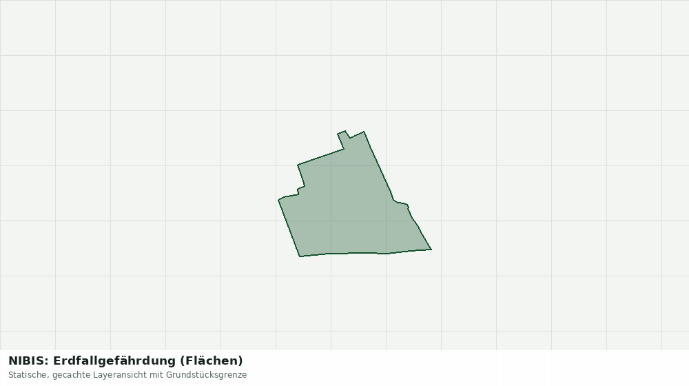 Statische Kartenansicht: NIBIS: Erdfallgefährdung (Flächen)
