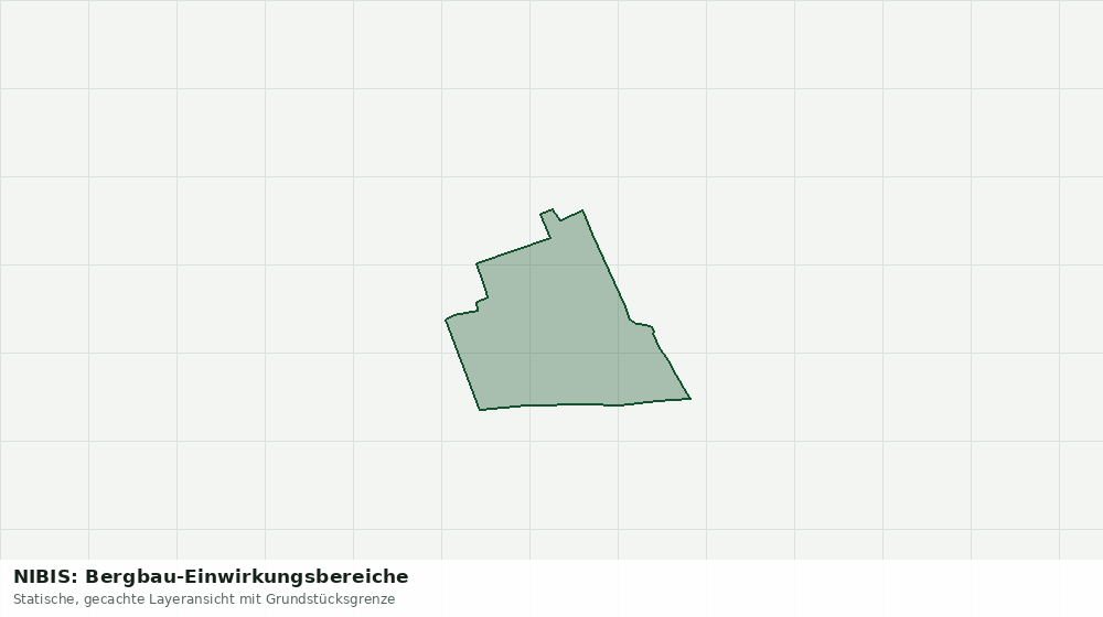 Statische Kartenansicht: NIBIS: Bergbau-Einwirkungsbereiche