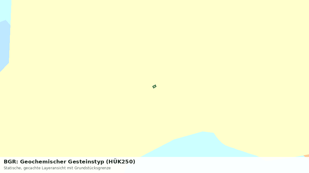 Statische Kartenansicht: BGR: Geochemischer Gesteinstyp (HÜK250)