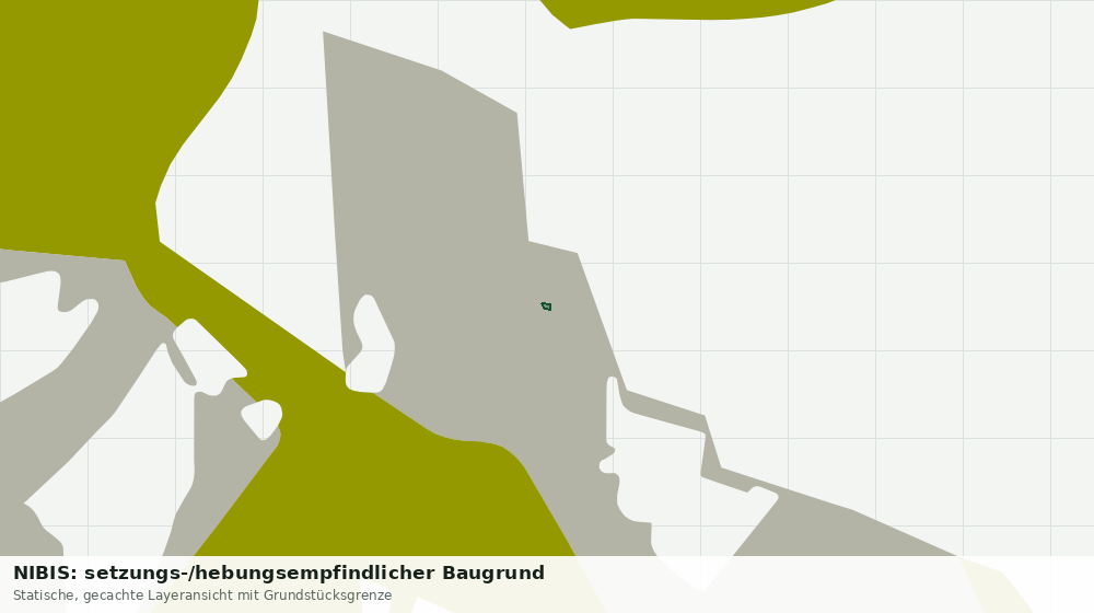Statische Kartenansicht: NIBIS: setzungs-/hebungsempfindlicher Baugrund