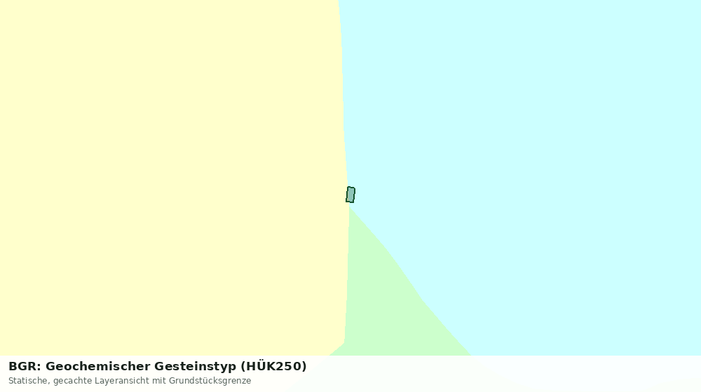 Statische Kartenansicht: BGR: Geochemischer Gesteinstyp (HÜK250)