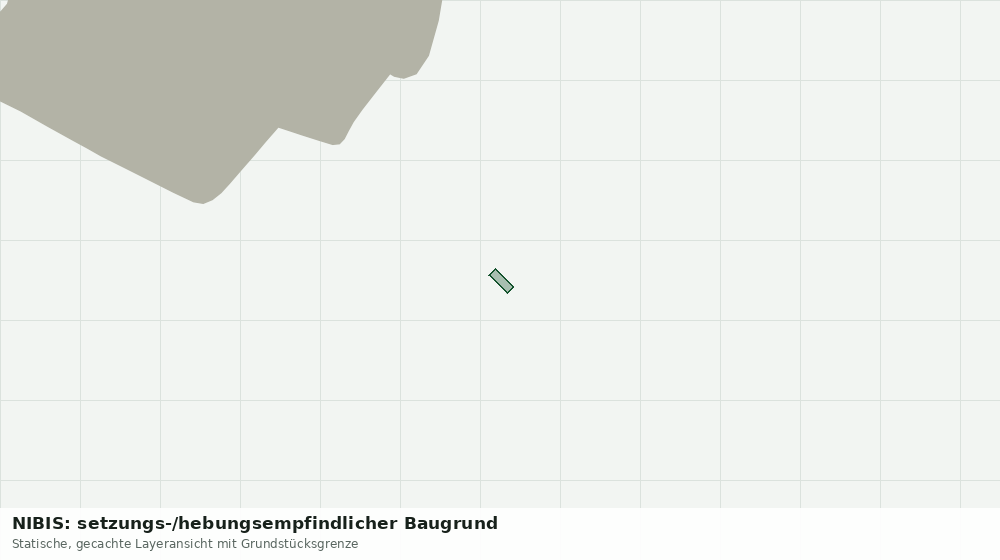 Statische Kartenansicht: NIBIS: setzungs-/hebungsempfindlicher Baugrund
