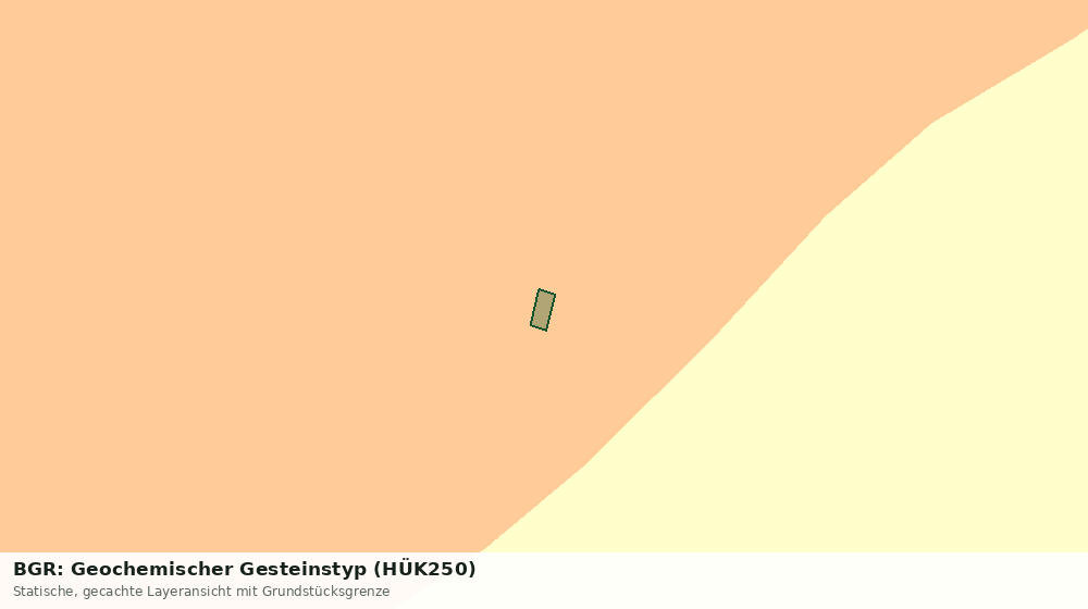 Statische Kartenansicht: BGR: Geochemischer Gesteinstyp (HÜK250)