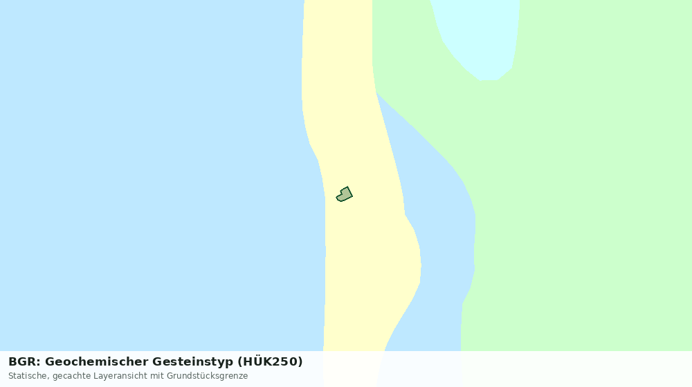 Statische Kartenansicht: BGR: Geochemischer Gesteinstyp (HÜK250)