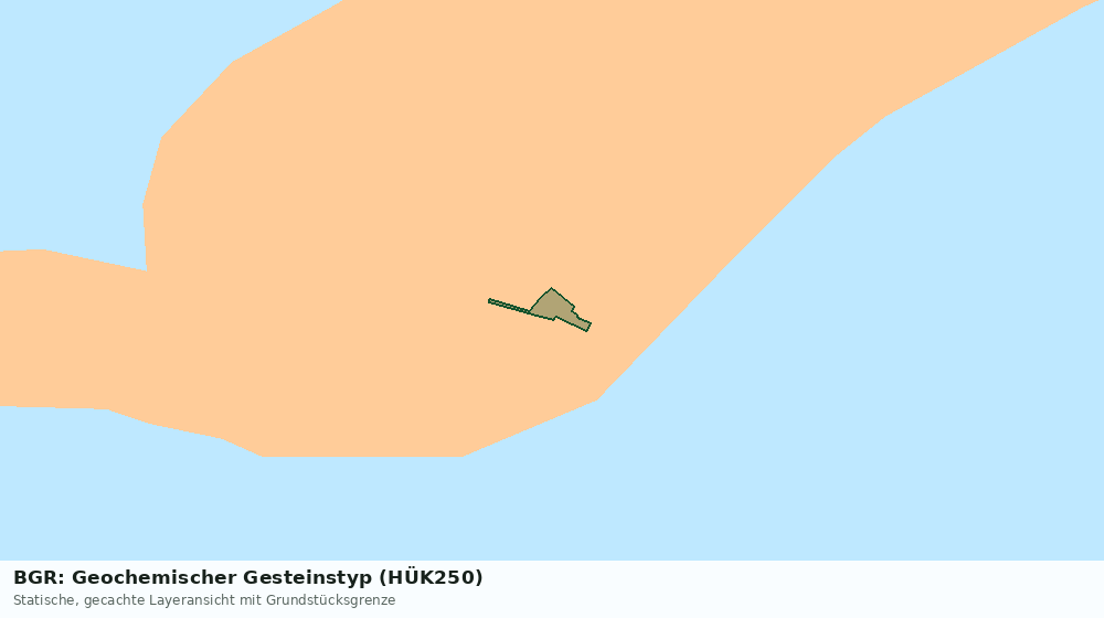 Statische Kartenansicht: BGR: Geochemischer Gesteinstyp (HÜK250)