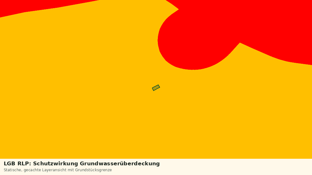 Statische Kartenansicht: LGB RLP: Schutzwirkung Grundwasserüberdeckung