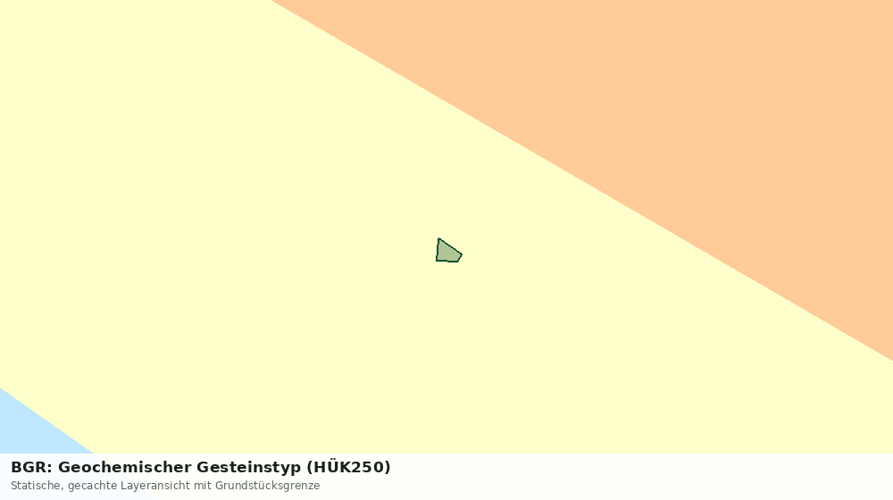 Statische Kartenansicht: BGR: Geochemischer Gesteinstyp (HÜK250)