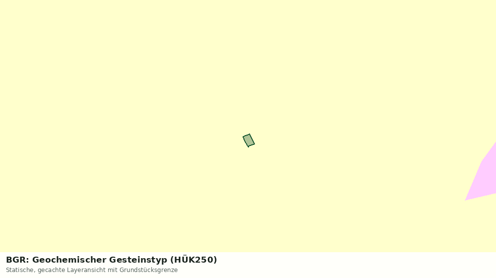 Statische Kartenansicht: BGR: Geochemischer Gesteinstyp (HÜK250)