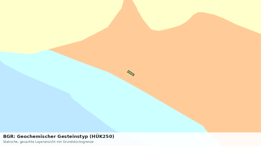 Statische Kartenansicht: BGR: Geochemischer Gesteinstyp (HÜK250)