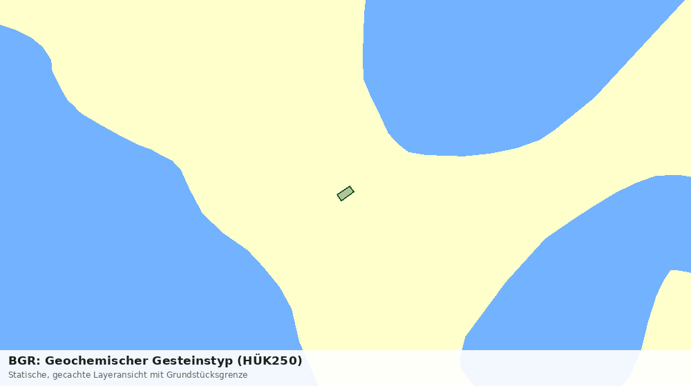 Statische Kartenansicht: BGR: Geochemischer Gesteinstyp (HÜK250)