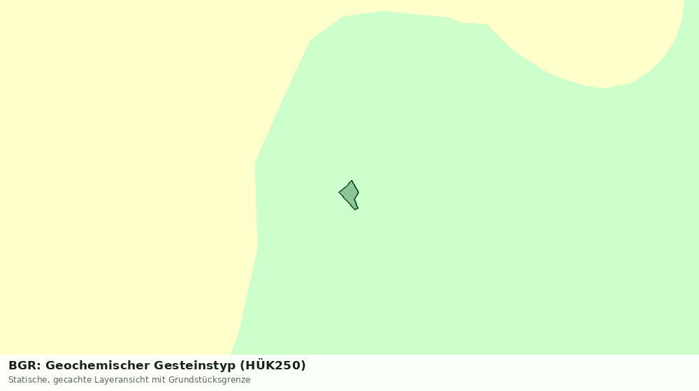Statische Kartenansicht: BGR: Geochemischer Gesteinstyp (HÜK250)
