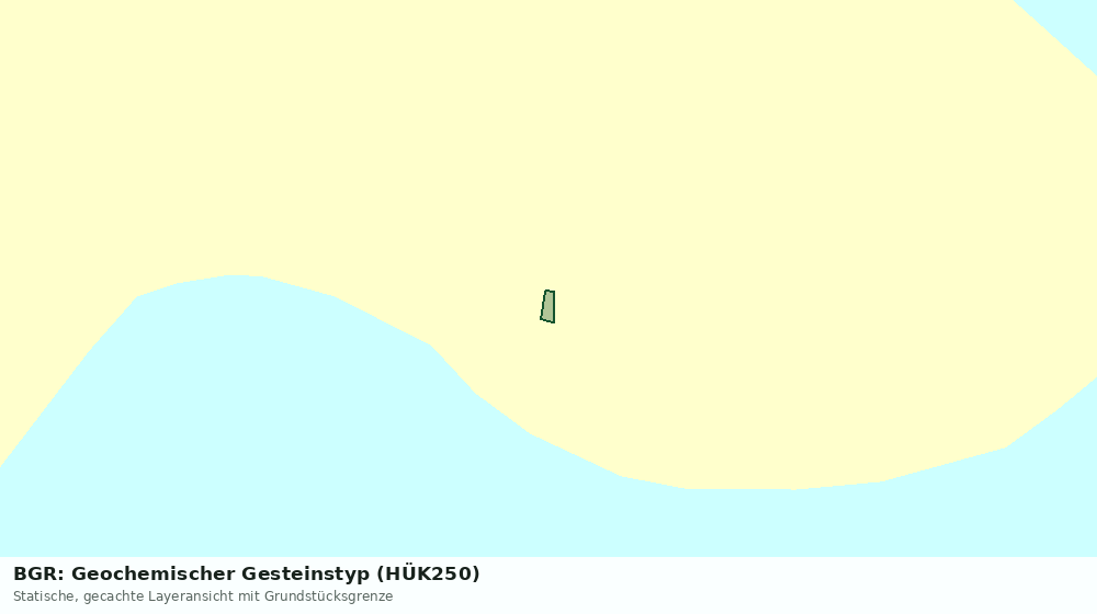 Statische Kartenansicht: BGR: Geochemischer Gesteinstyp (HÜK250)