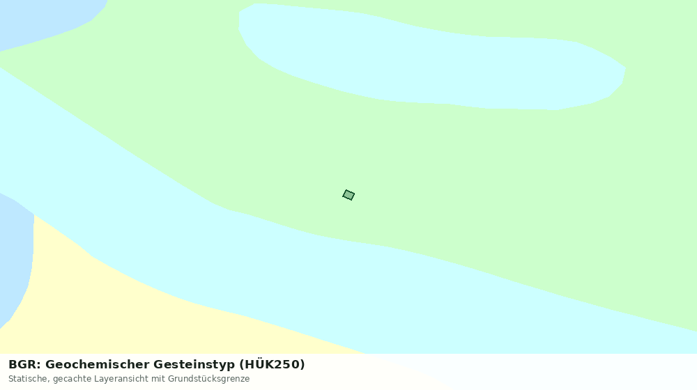 Statische Kartenansicht: BGR: Geochemischer Gesteinstyp (HÜK250)